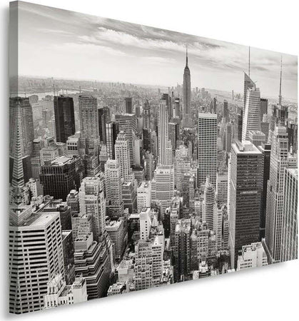 Quadro-su-tela,-Panorama-di-New-York-City