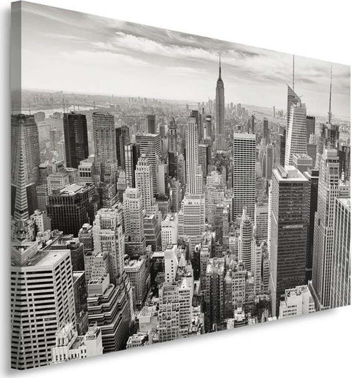 Quadro-su-tela,-Panorama-di-New-York-City