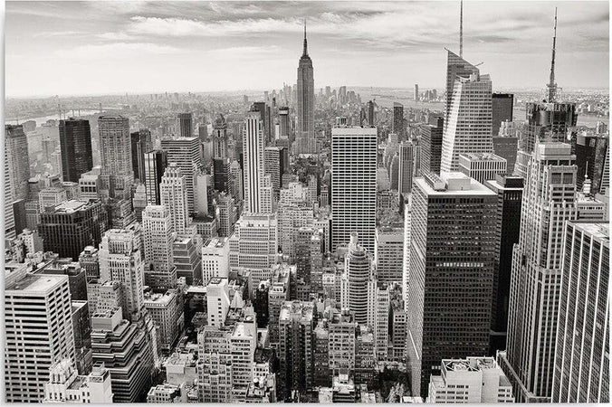 Quadro-su-tela,-Panorama-di-New-York-City