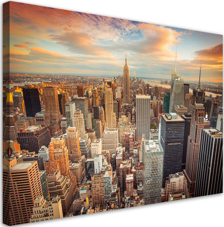Quadro-su-tela,-Panorama-New-York-City