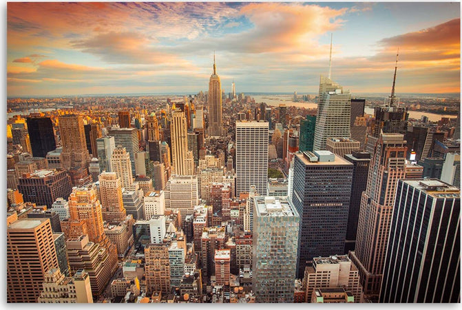 Quadro-su-tela,-Panorama-New-York-City