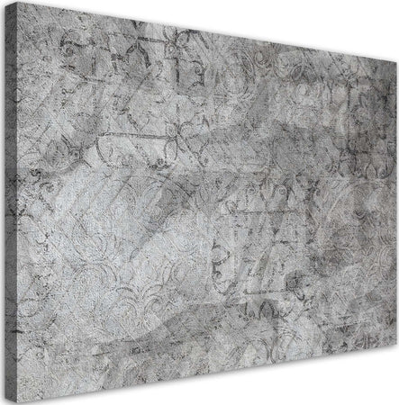 Quadro-su-tela,-Pattern-grigio-su-un-muro-di-cemento