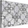 Quadro-su-tela,-Pattern-orientale-su-uno-sfondo-Shaar