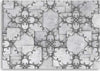Quadro-su-tela,-Pattern-orientale-su-uno-sfondo-Shaar