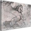 Quadro-su-tela,-Pegas-Horse-Abstraction