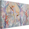 Quadro-su-tela,-Piante-pastello