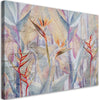 Quadro-su-tela,-Piante-pastello