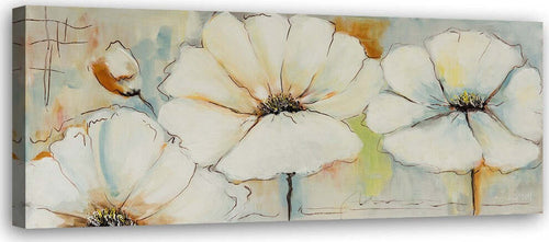 Quadro-su-tela,-Pittura-fiori-pastello