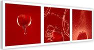 Quadro-su-tela,-Pomodori-rossi-in-acqua