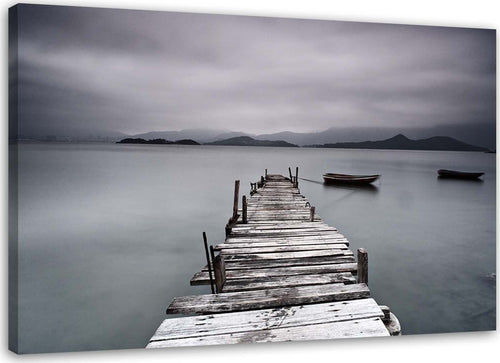 Quadro-su-tela,-Ponte-sul-lago