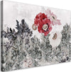 Quadro-su-tela,-Poppie-rosse-dipinte-in-giardino