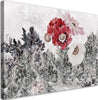 Quadro-su-tela,-Poppie-rosse-dipinte-in-giardino