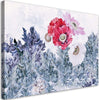 Quadro-su-tela,-Poppies-dipinti-in-giardino