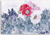 Quadro-su-tela,-Poppies-dipinti-in-giardino