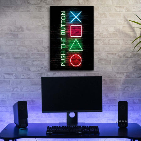 Quadro-su-tela,-Pulsanti-di-iscrizione-per-il-controller-per-i-giocatori