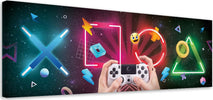 Quadro-su-tela,-Pulsanti-e-controller-di-gioco