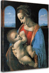 Quadro-su-tela,-RIPRODUZIONE-Madonna-Litta-Da-Vinci