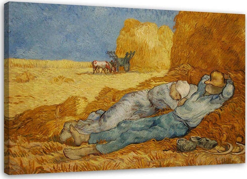 Quadro-su-tela,-RIPRODUZIONE-Siesta-V.-van-Gogh
