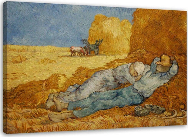 Quadro-su-tela,-RIPRODUZIONE-Siesta-V.-van-Gogh