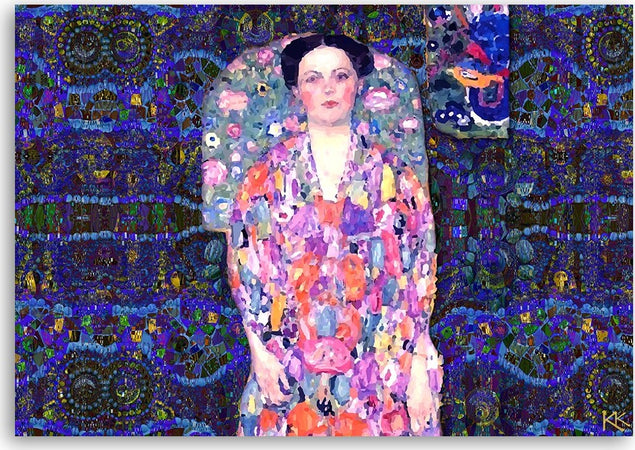 Quadro-su-tela,-Ritratto-di-Eugenia-Primaves