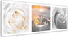 Quadro-su-tela,-Rose-Bianche-Fiori-panoramica