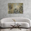 Quadro-su-tela,-Rose-dorate