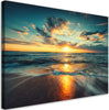Quadro-su-tela,-Sea-Sunset-Beach