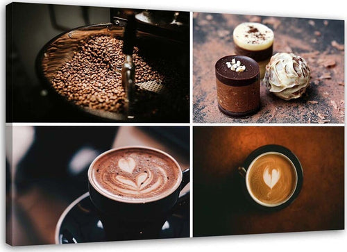 Quadro-su-tela,-Set-caffè-e-dolci
