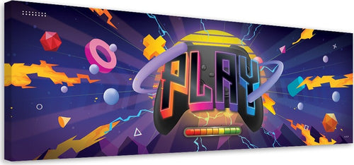 Quadro-su-tela,-Simboli-di-gioco