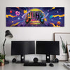 Quadro-su-tela,-Simboli-di-gioco