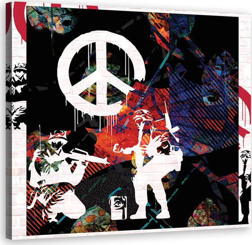 Quadro-su-tela,-Solider-Banksy-CND