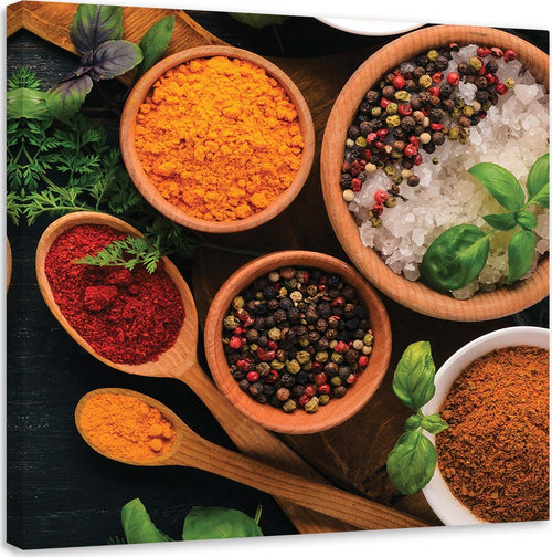 Quadro-su-tela,-Spezie-da-cucina