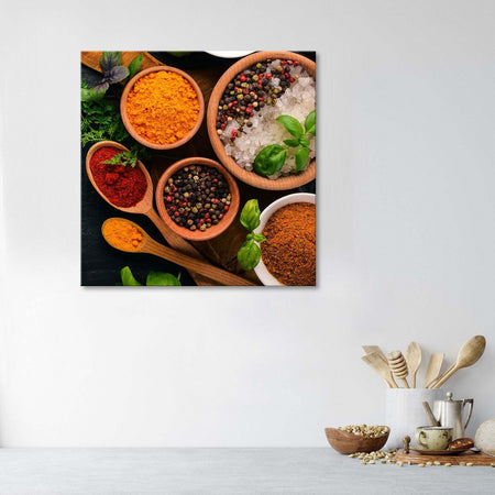 Quadro-su-tela,-Spezie-da-cucina
