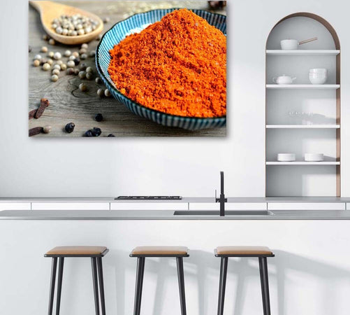 Quadro-su-tela,-Spezie-ed-erbe