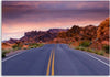 Quadro-su-tela,-Strada-ROUTE-66-USA