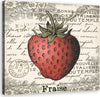 Quadro-su-tela,-Strawberry-Vintage