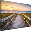 Quadro-su-tela,-Sunset-Sea-Beach