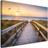 Quadro-su-tela,-Sunset-Sea-Beach
