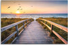 Quadro-su-tela,-Sunset-Sea-Beach