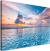 Quadro-su-tela,-Tramonto-dal-mare