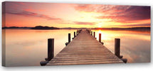 Quadro-su-tela-Tramonto-sul-ponte