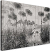 Quadro-su-tela,-Uccelli-nello-stagno