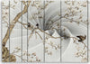 Quadro-su-tela,-Uccelli-sull'albero-magnolia