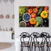 Quadro-su-tela,-Verdure-fresche-e-frutta