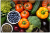 Quadro-su-tela,-Verdure-fresche-e-frutta
