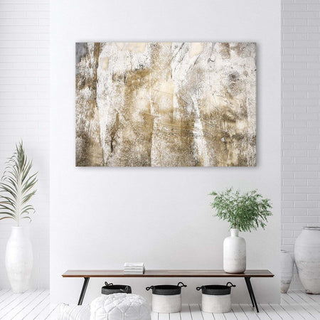 Quadro-su-tela,-Vintage-di-astrazione-d'oro