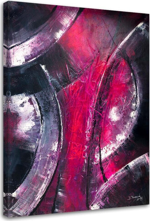 Quadro-su-tela,-Viola-astratto-moderno