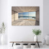 Quadro-su-tela,-Vista-mare-dalla-finestra