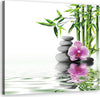Quadro-su-tela,-Zen-giardino-acquatico