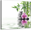 Quadro-su-tela,-Zen-giardino-acquatico